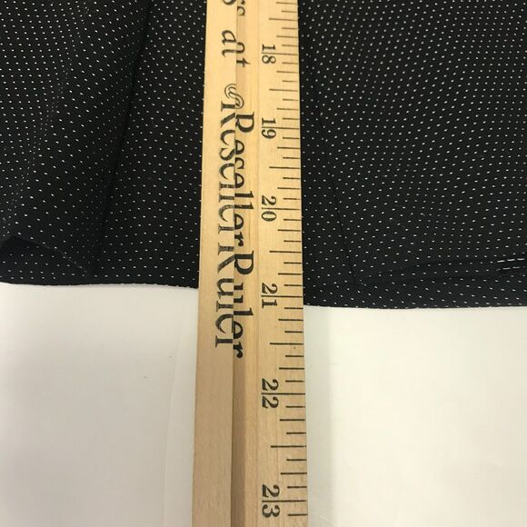 Vintage Anne Klein Skirt Womens 8 Black White Polka Dot A Line Flat Front AS IS - Picture 11 of 11